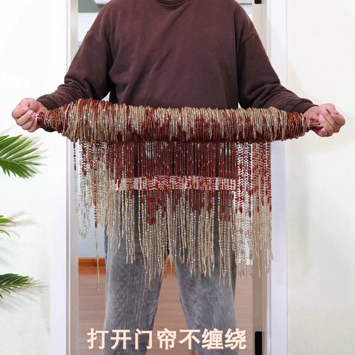 杭州姑娘用金色水晶珠帘化解门对门尴尬,邻居夸像进了老上海片场✨